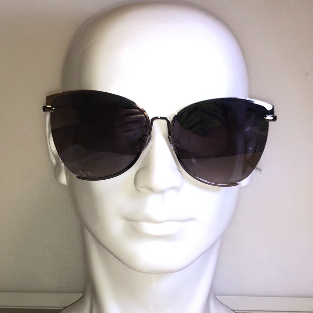 Sean John Round Silver Sunglasses